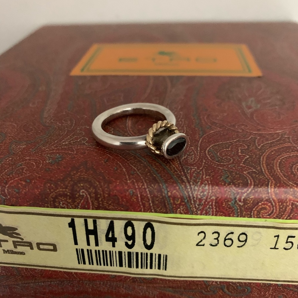Pandora silver gold ring. Worn a few times.
